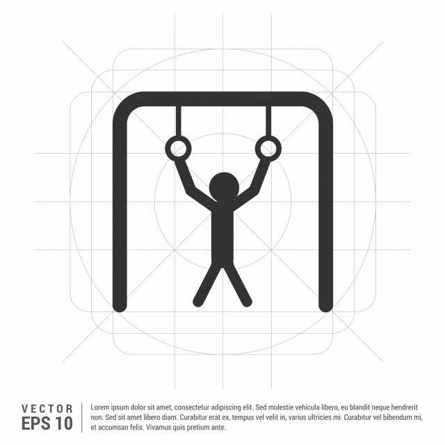 640x640 Gymnastic Ring Icon, Icon, Rings, Gymnastics Png And Vector