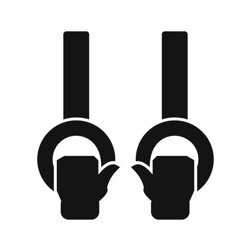 490x490 Gymnastics Icon Vector Illustration