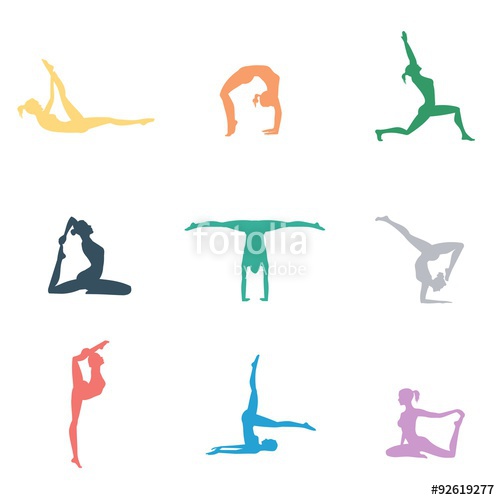 500x500 Gymnastics Icons Stock Image And Royalty Free Vector