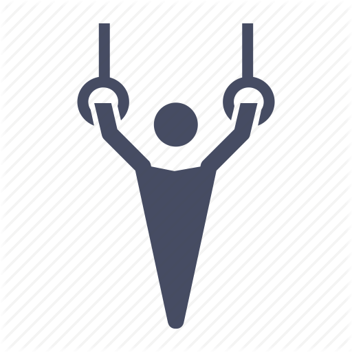 512x512 Acrobatic, Gymnast, Gymnastic, Gymnastics, Rings Icon