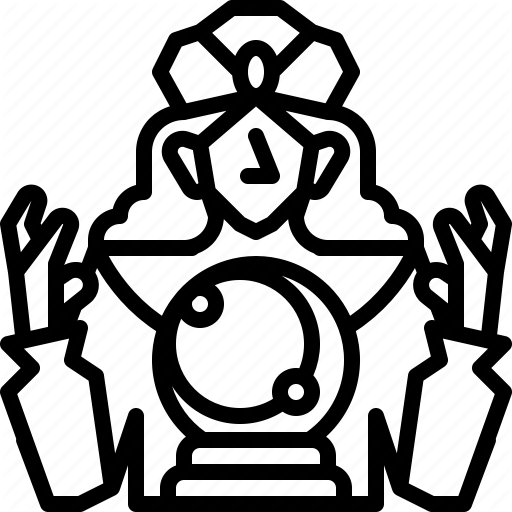 512x512 Astrology, Ball, Carnival, Fortuneteller, Gypsy, Mystic, Tarot Icon