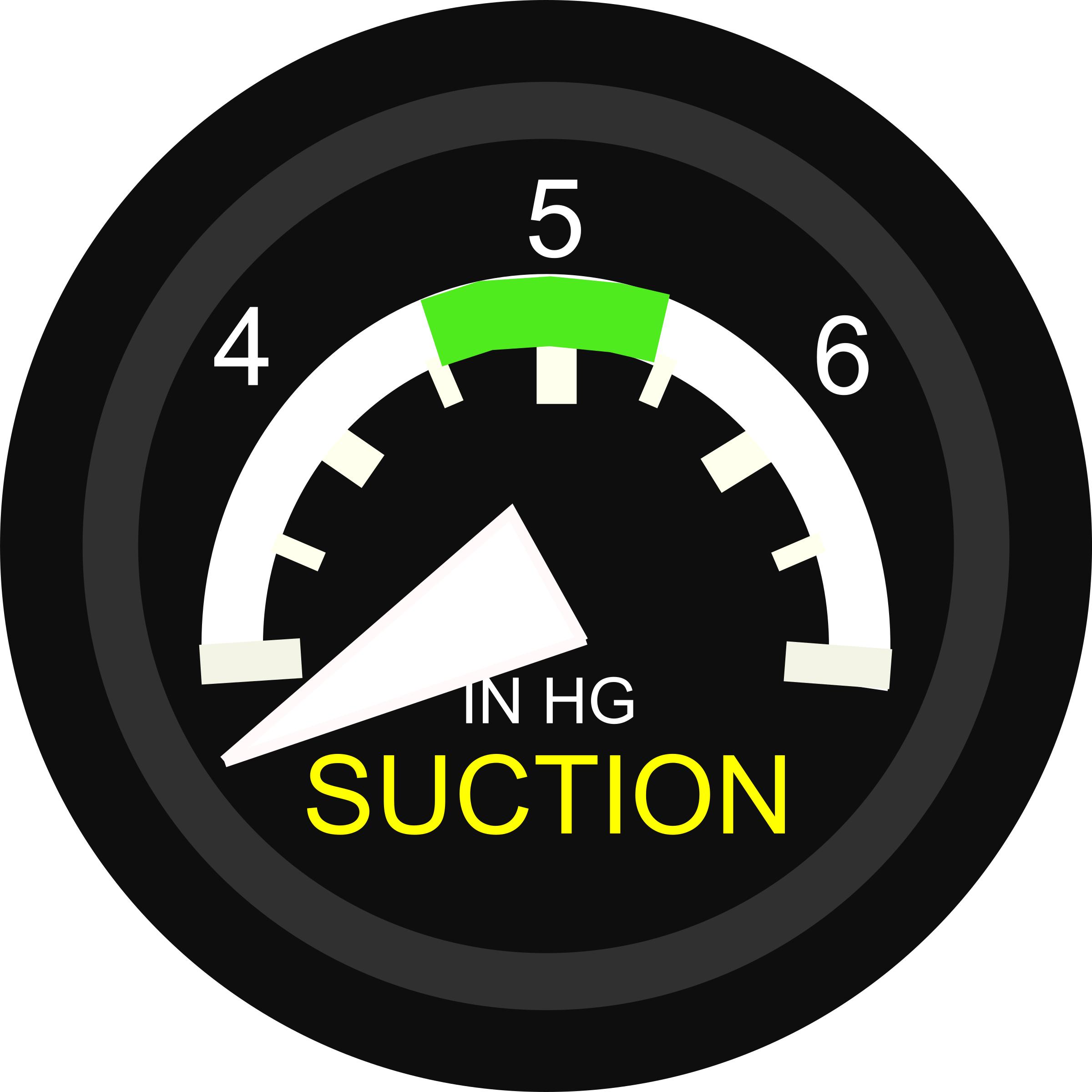 2400x2400 Cessna Type Gyro Suction Gage Icons Png