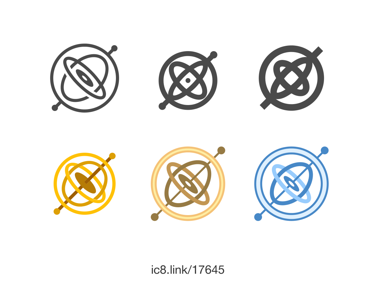 1200x960 Gyroscope Filled Icon