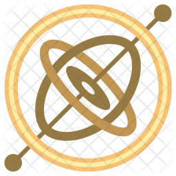 256x256 Gyroscope Icon Of Colored Outline Style