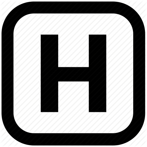 512x512 Health Sign, Healthcare, Hospital, Hospital Symbol, Letter H Icon