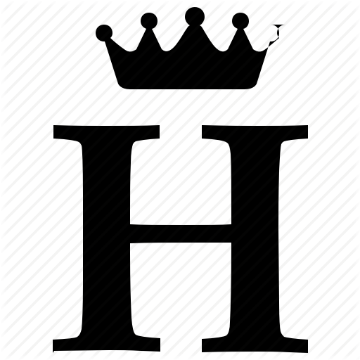 512x512 Alphabet, Crown, English, H, Letter, Royal Icon