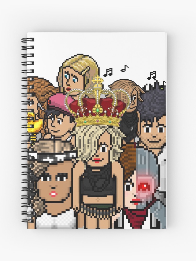 750x1000 Habbo Hotel Kawaii Spiral Notebook