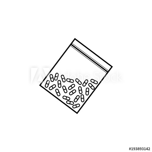 500x500 A Pack Of Narcotic Tablets Icon Bad Habit Elements For Mobile