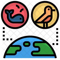 256x256 Habitat Icon Of Colored Outline Style