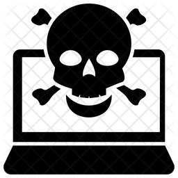 256x256 Pirate Hacker Icon Of Glyph Style