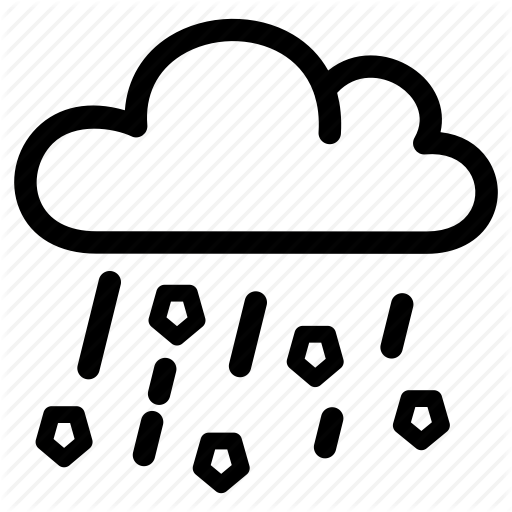 512x512 Cloudy, Hail, Ice, Precipitation, Rain, Storm Icon