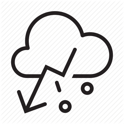 512x512 Hail, Hail Storm, Hailing, Hailstorm, Lightning, Storm, Weather Icon