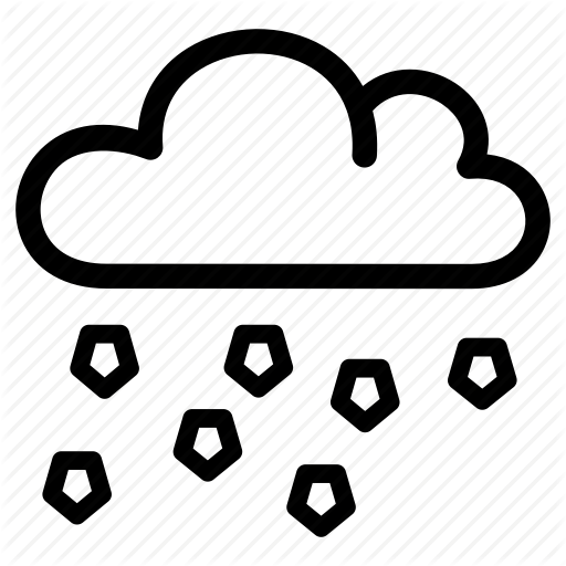 512x512 Hail, Hailing, Precipitation, Shower, Storm, Weather Icon