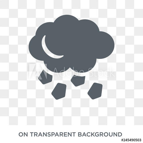 500x500 Hail Icon Hail Design Concept From Collection Simple Element