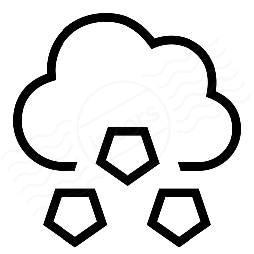 512x512 Iconexperience I Collection Cloud Hail Icon