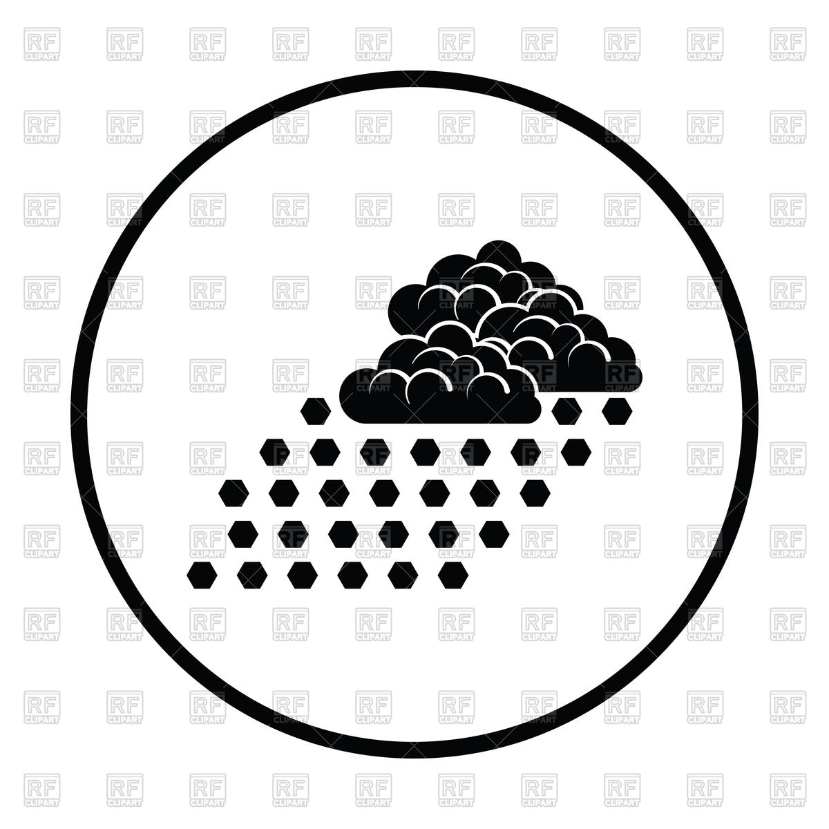 1200x1200 Thin Circle Design Of Hail Icon Vector Image Of Icons And Emblems