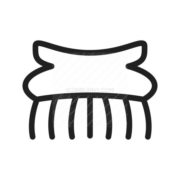 600x600 Hair Clip I Line Icon