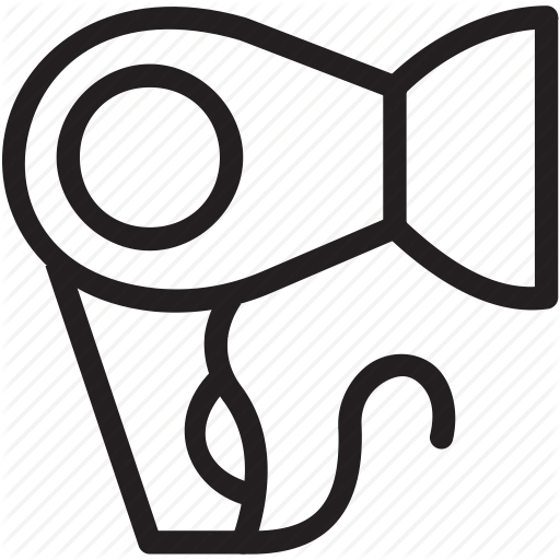 512x512 Beauty, Dryer, Hair, Makeup, Spa, Woman Icon