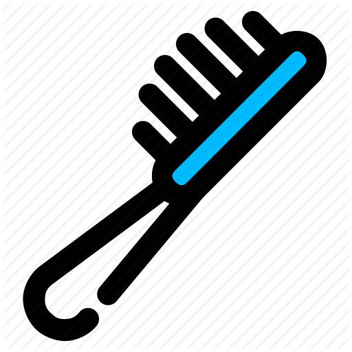 512x512 Comb, Grooming, Hair, Hairbrush Icon