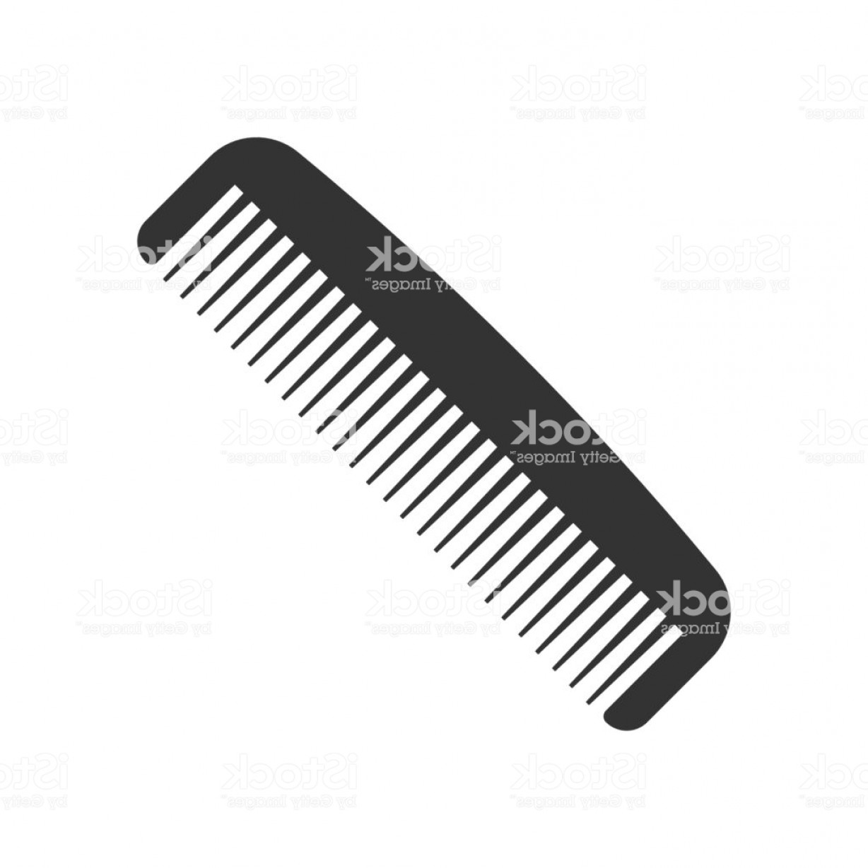 1228x1228 Hair Brush Icon In Flat Style Comb Accessory Vector Illustration