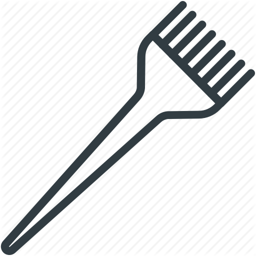 512x512 Hair Dye, Hair Dye Brush, Hair Salon, Tinting, Tinting Brush Icon