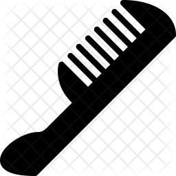 256x256 Hairbrush Icon Of Glyph Style