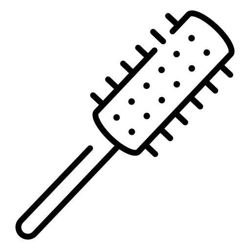 512x512 Round Hair Brush Icon Hair Icon