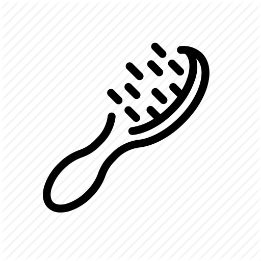 512x512 Beauty, Hairbrush Icon