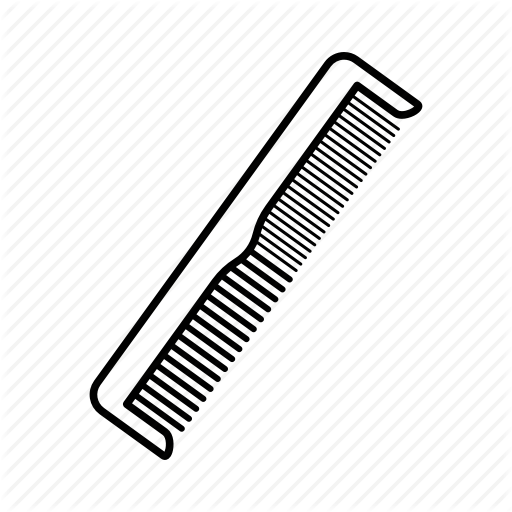 512x512 Brush, Comb, Groom, Hair, Hair Care, Hairbrush Icon