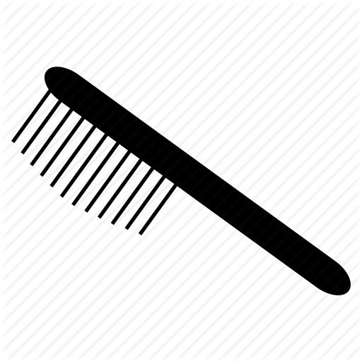 512x512 Brush, Comp, Hair, Hair Care, Hairbrush Icon