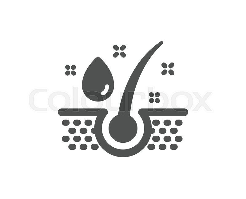 800x647 Serum Oil Drop Icon Hair Care Sign Stock Vector Colourbox