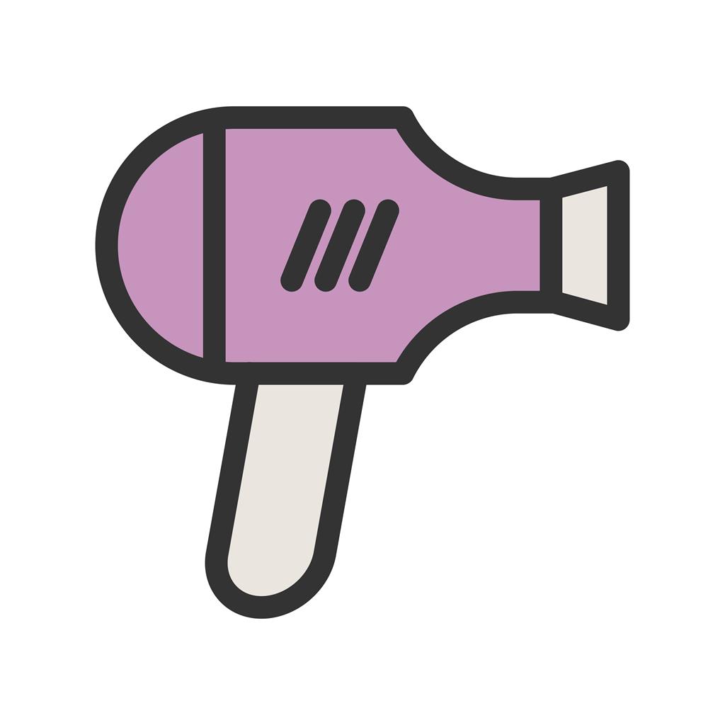 1024x1024 Hair Dryer Line Filled Icon