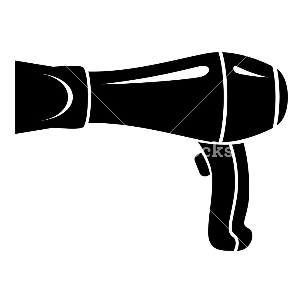 1000x1000 Hair Dryer Icon Simple Illustration Of Hair Dryer Vector Icon