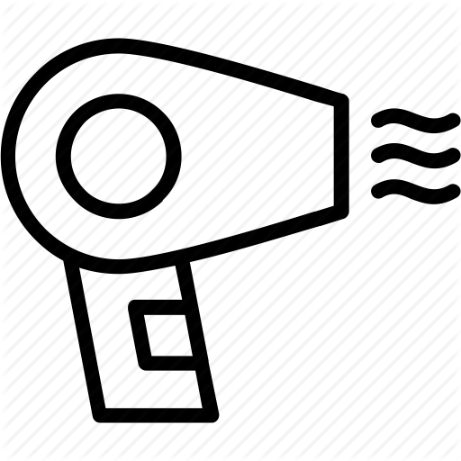 512x512 Blow, Dryer, Hair, Hair Dryer Icon