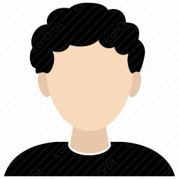 256x256 Boy With Curly Hair Icon