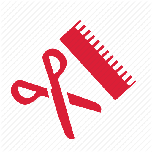 512x512 Comb, Cut, Hair, Salon Icon