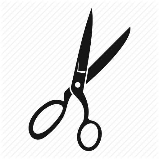 512x512 Cut, Design, Hair, Scissors, Sewing, Tailor, Tool Icon