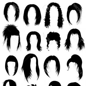 300x300 Afro Curly Hairstyle Young Woman Beauty And Hair Salon Vector Icon