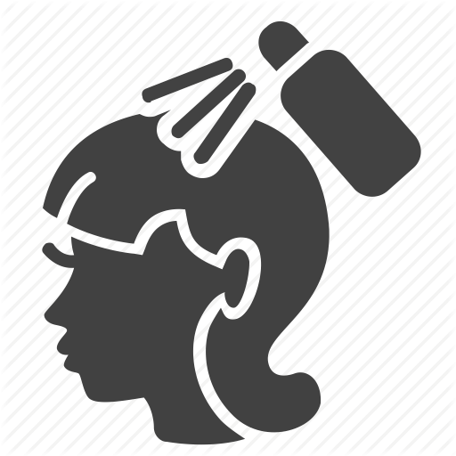 512x512 Barber, Hair, People, Service, Styling, Woman Icon