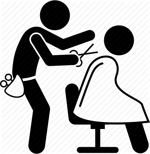 498x512 Barber, Cut, Hair, Haircut, Hairdresser, Salon Icon