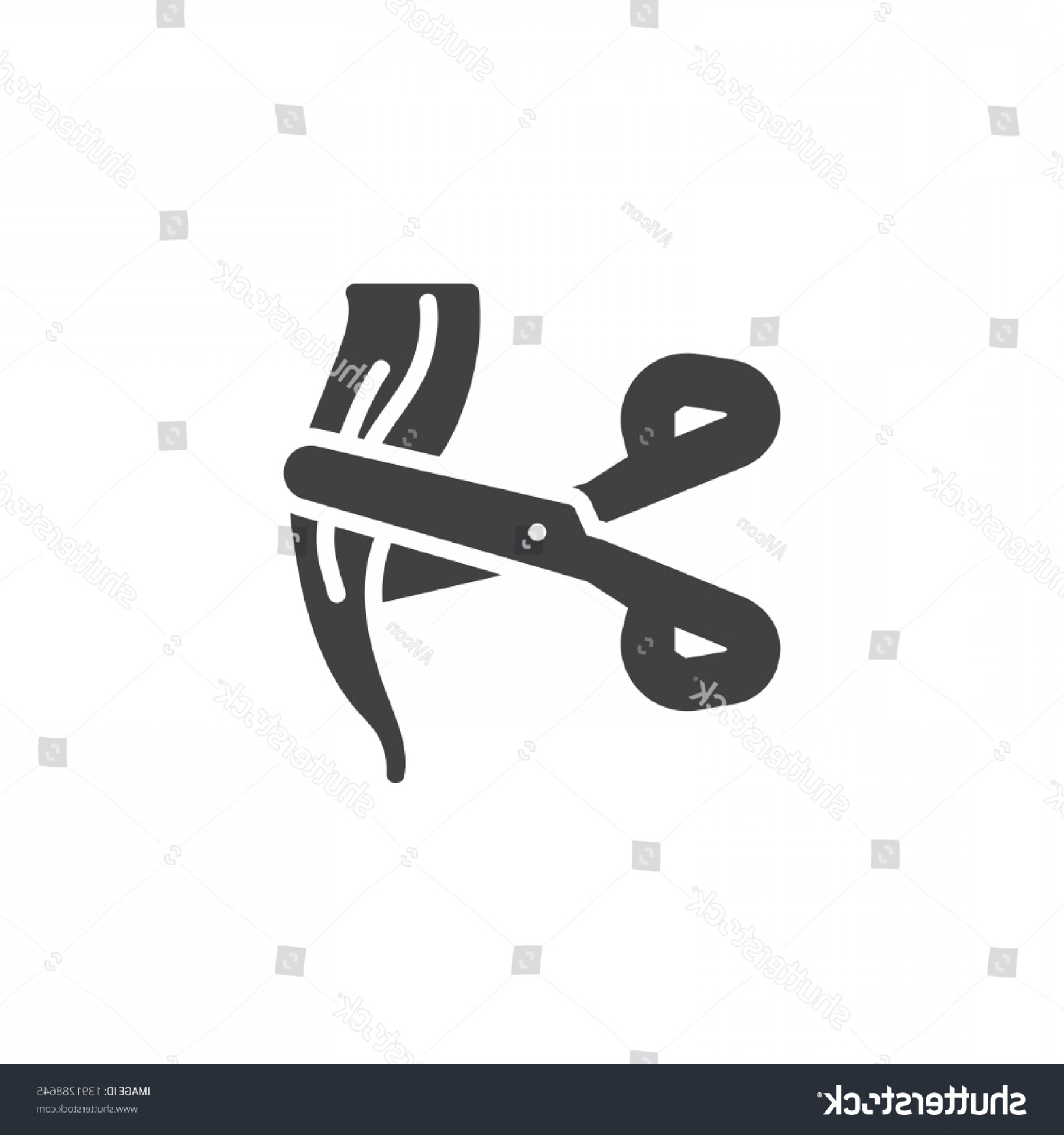 1800x1920 Haircut Scissors Vector Icon Filled Flat Hoodamathrun