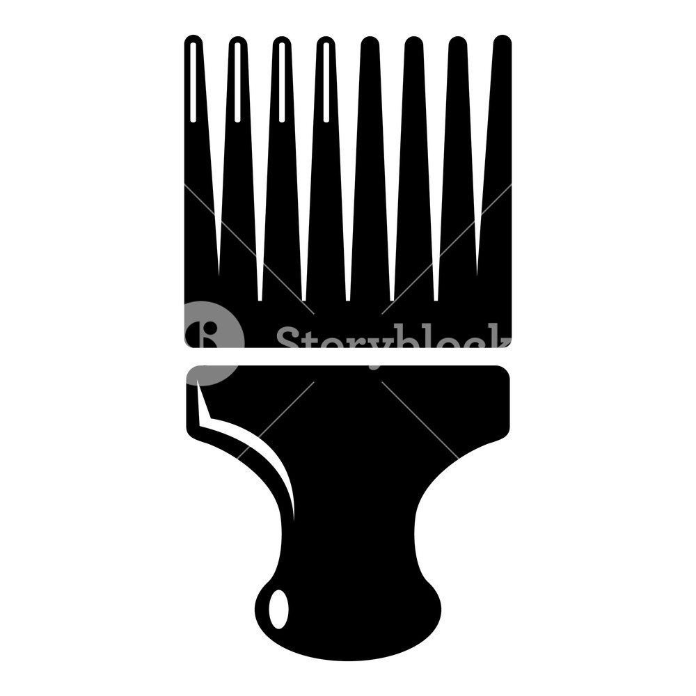 1000x1000 Haircut Fix Comb Icon Simple Illustration Of Haircut Fix Comb