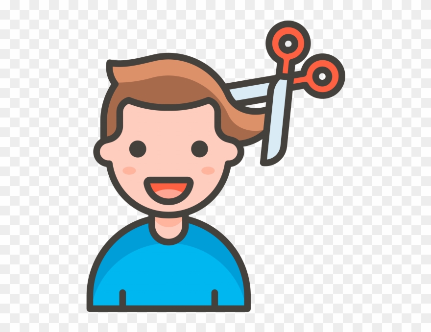 880x678 Man Getting Haircut Emoji