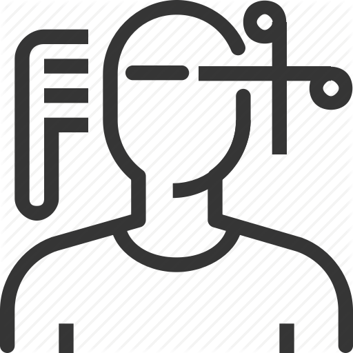 512x512 Barber, Coiffeur, Hair Cut, Hair Salon, Hairdresser, Male, Trim Icon