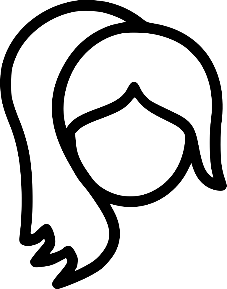 768x980 Face Girl Fold Hair Hairstyle Beauty Fashion Png Icon Free