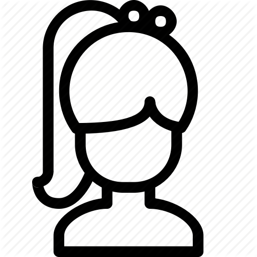 512x512 Avatar, Beauty, Hair, Hairstyle, Tie, Woman Icon