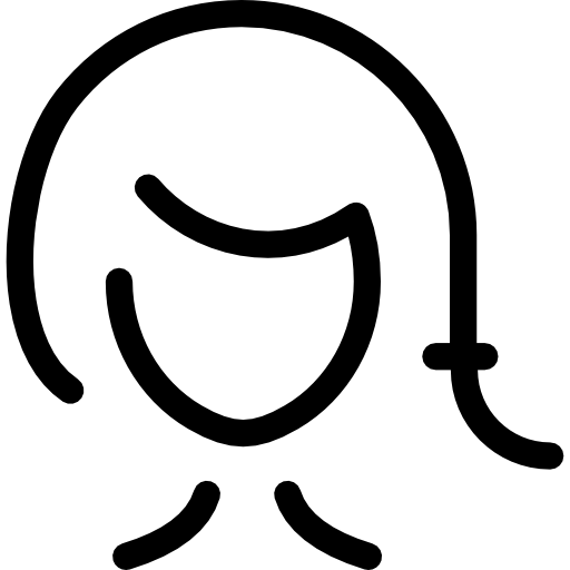 512x512 Woman With Cute Hairstyle Icons Free Download