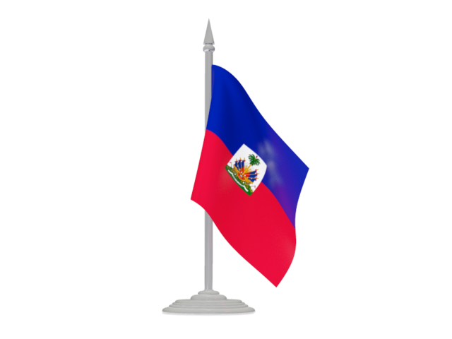 640x480 Flag With Flagpole Illustration Of Flag Of Haiti