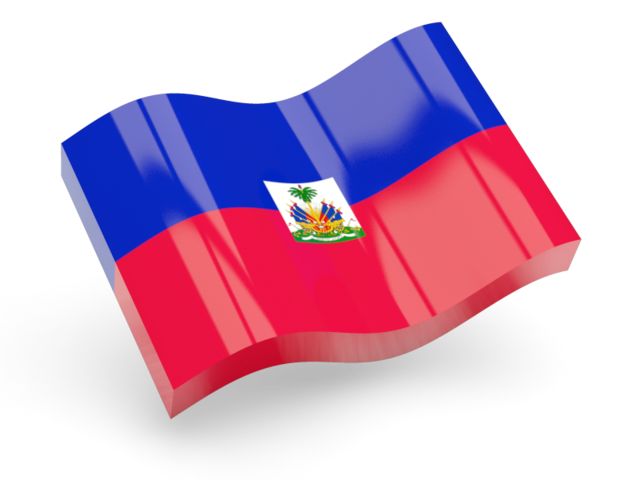 640x480 Glossy Wave Icon Illustration Of Flag Of Haiti