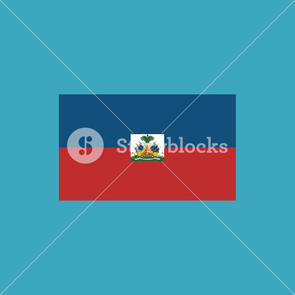 1000x1000 Haiti Flag Icon In Flat Design Independence Day Or National Day